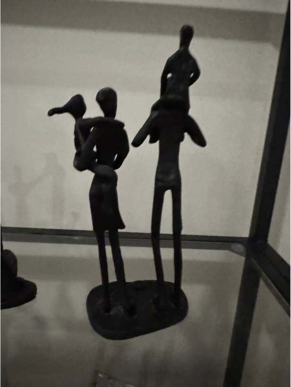 Cast iron Family Figurines Set of 3